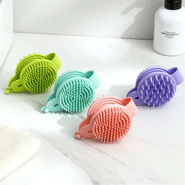 Dual-Action Pet Bath & Massage Brush (2-in-1 Clean & Groom Tool)